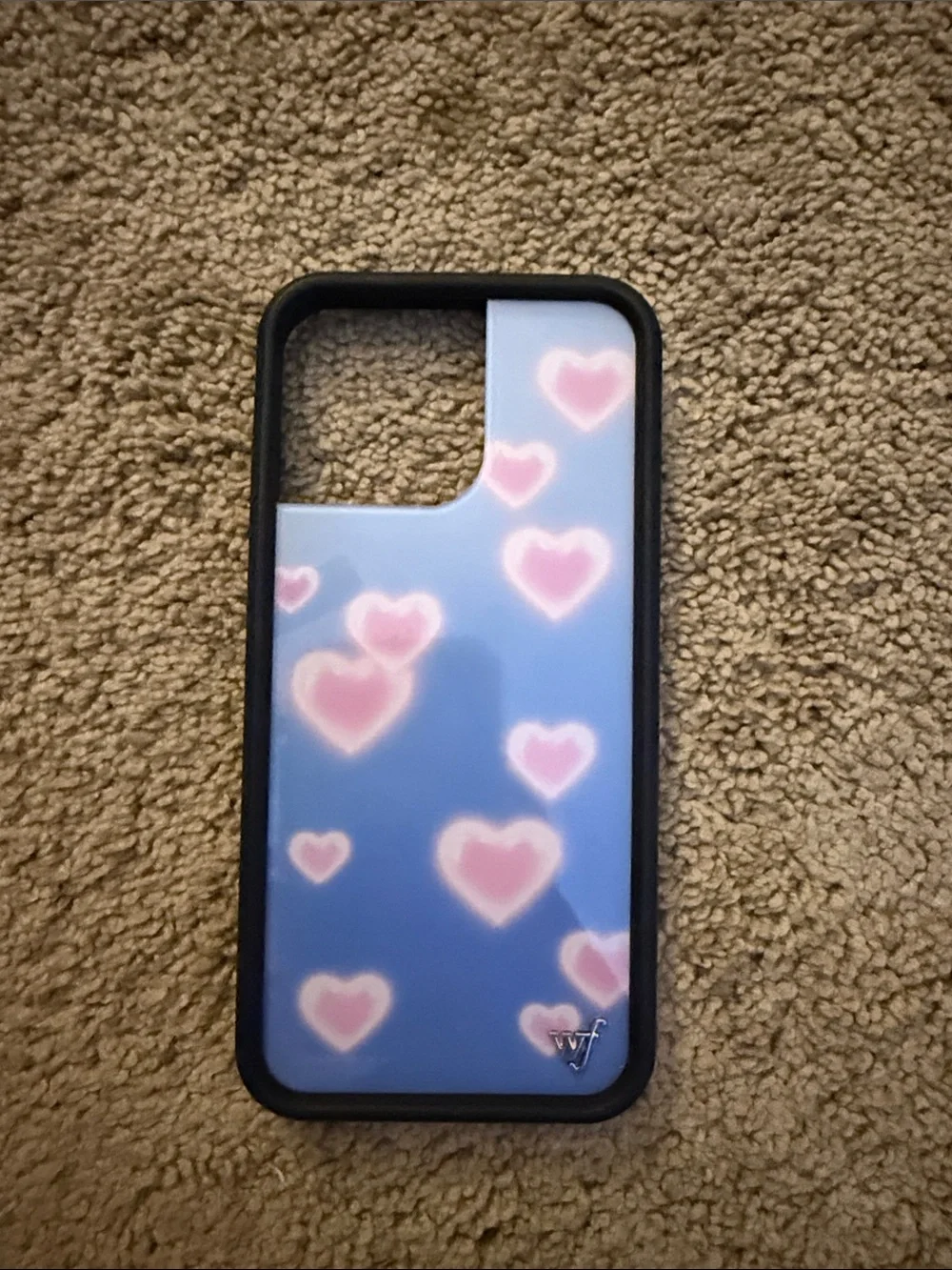 Blue Heart Pattern Phone Case - Wildflower Brand
